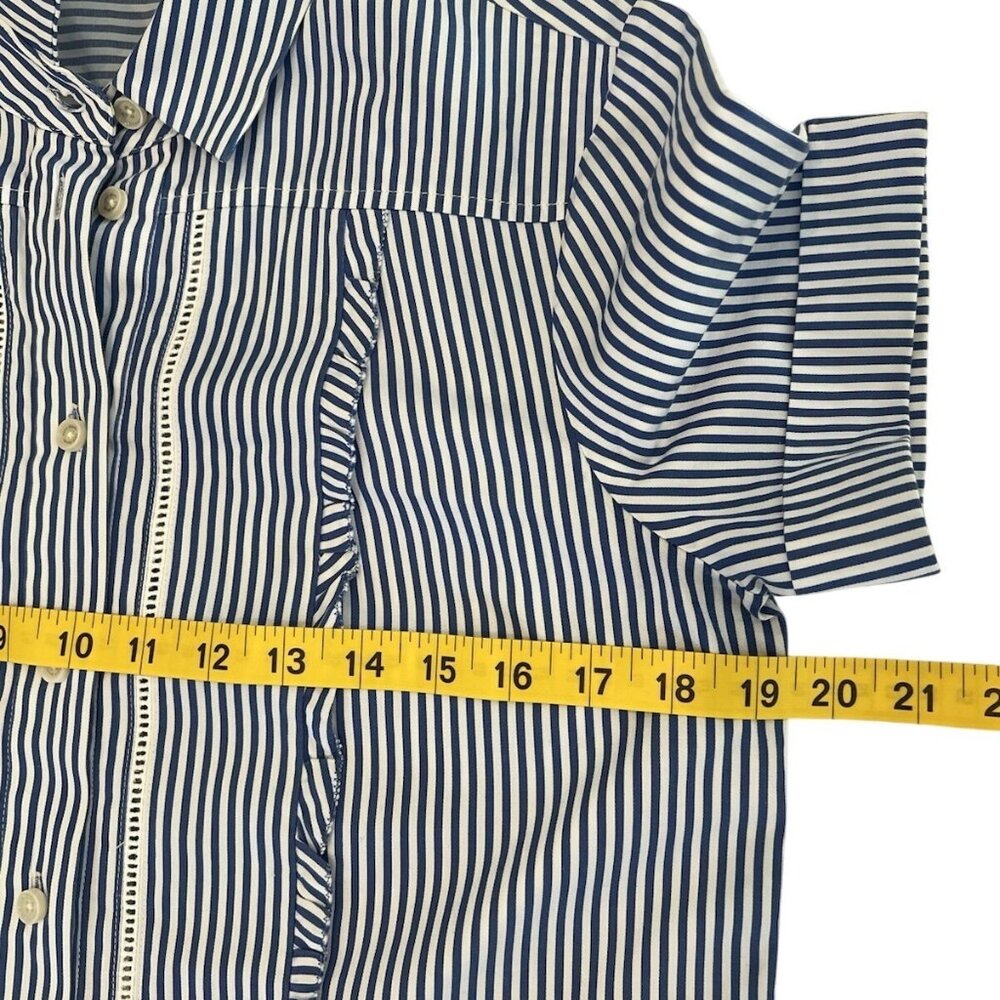 Broome Street Kate Spade Women's Shirtdress Small Size striped NWOT - Picture 6 of 11